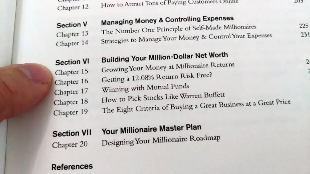 Secrets of Self-Made Millionaires Table of Contents